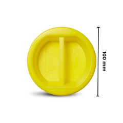 Sarkap 2000 ml Çift Tabanlı Pet Kavanoz Sarı