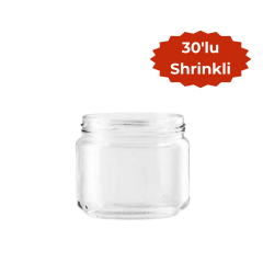 Sarkap 300 ml 30'lu Shrinkli Kapaksız Cam Kavanoz