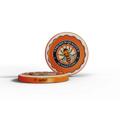 Sarkap 82 mm Bal Desenli Kavanoz Kapağı PremiumArı