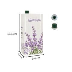 Sarkap 1 L (1000 ml) Kapaklı Zeytinyağı Tenekesi KoyuSiyah
