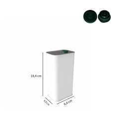 Sarkap 1 L (1000 ml) Kapaklı Zeytinyağı Tenekesi Beyaz