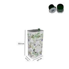 Sarkap 1 L (1000 ml) Kapaklı Zeytinyağı Tenekesi BeyazYeşilZeytin