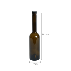 Sarkap 500 ml Giraffa Kapaklı Cam Zeytinyağ Şişesi Yağdanlık