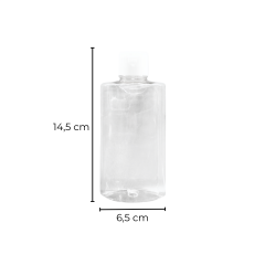 Sarkap 300 ml Pet Kolonya Şişesi Köşeli