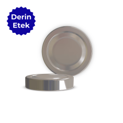 Sarkap 70 mm Derin Etek Kavanoz Kapağı Silver