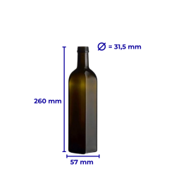 Sarkap 500 ml Marasca Kapaklı Zeytinyağı Şişesi Yağdanlık AkıtmasızKapak