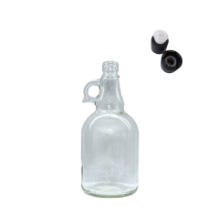 Sarkap 1000 ml Kapaklı Cam Galon Zeytinyağı Şişesi Yağdanlık