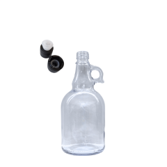Sarkap 1000 ml Kapaklı Cam Galon Zeytinyağı Şişesi Yağdanlık Akıtmalı Kapak