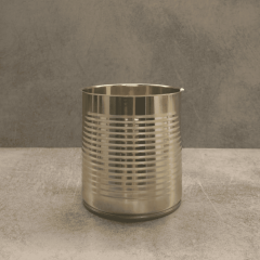 Sarkap 99x109 Gold Laklı Kapaklı Konserve Kutusu Kordonlu  Gold - Boğumlu  Kapak