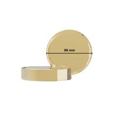 Sarkap 89 mm Derin Etek Kavanoz Kapağı Gold