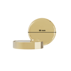 Sarkap 89 mm Derin Etek Kavanoz Kapağı Gold 