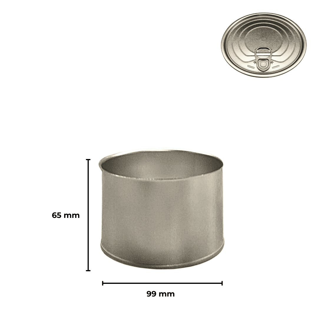 Sarkap 99x65 Kapaklı Konserve Kutusu EasyOpenKapak