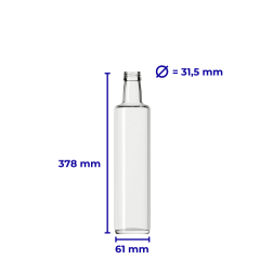 Sarkap 500 ml Dorika Kapaklı Cam Zeytinyağı Şişesi Yağdanlık AkıtmasızKapak