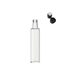 Sarkap 500 ml Dorika Kapaklı Cam Zeytinyağı Şişesi Yağdanlık AkıtmalıKapak