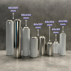 Sarkap 65x300 Şeffaf Aerosol Şişe