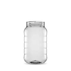 Sarkap 3000 ml Uzun Dilimli Pet Kavanoz Kırmızı