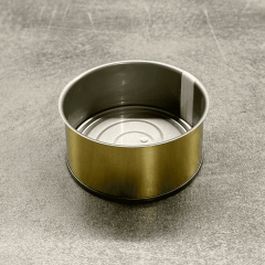 Sarkap 73x34 Als Laklı Kapaklı Konserve Kutusu Gold - Easy Open Kapak