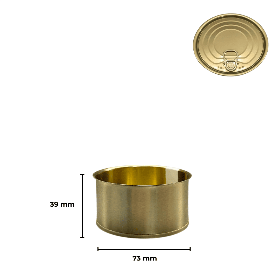 Sarkap 73x39 Kapaklı Konserve Kutusu