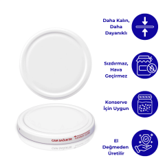 Sarkap 82 mm Kavanoz Kapağı CamSağlıktır