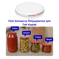 Sarkap 82 mm Kavanoz Kapağı CamSağlıktır