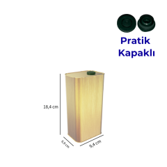 Sarkap 1 L (1000 ml) Kapaklı Zeytinyağı Tenekesi Gold