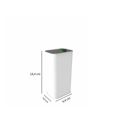 Sarkap 1 L (1000 ml) Kapaklı Zeytinyağı Tenekesi Beyaz
