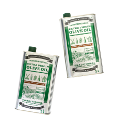 Sarkap Premium 1 L (1000 ml) Kapaklı Zeytinyağı Tenekesi Premium - DobiKapak
