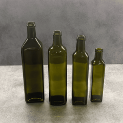 Sarkap 750 ml Marasca Kapaklı Cam Zeytinyağı Şişesi Yağdanlık Yeşil Akıtmalı Kapak