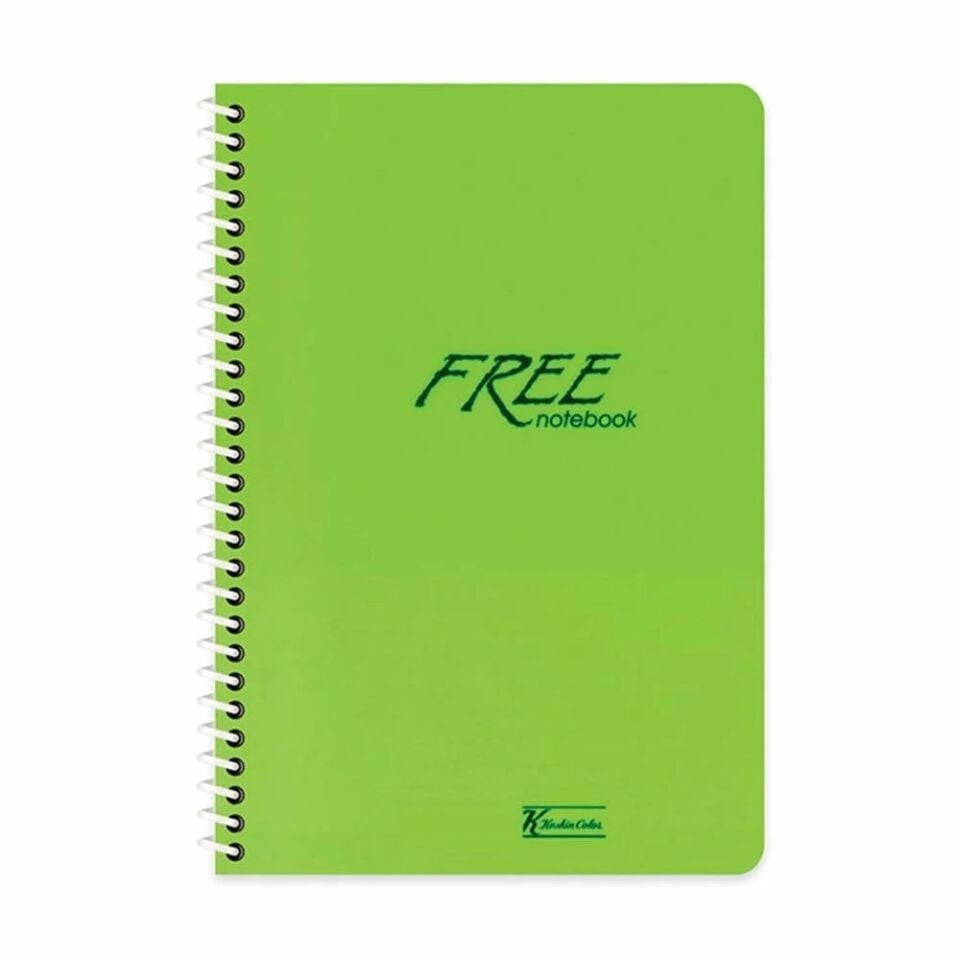 Keskin Color A4 40 Yaprak Kareli Spiralli Pp Kapak Free Defter