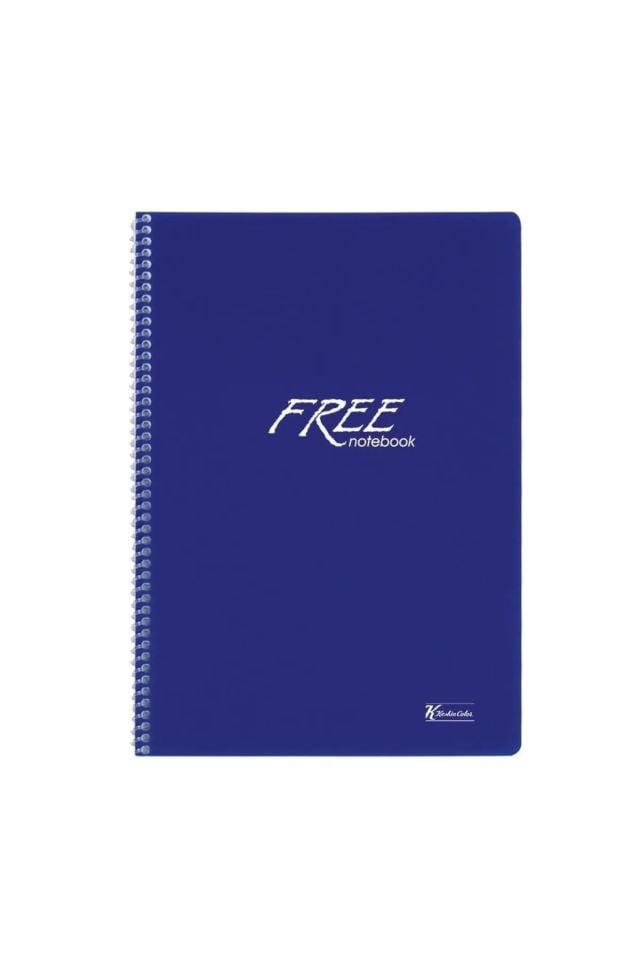 Keskin Color A4 200 Yaprak Kareli Spiralli Pp Kapak Free Defter