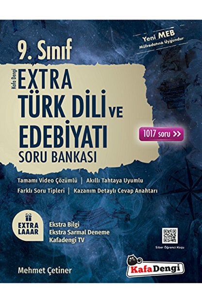 9. Sınıf Türk Dili ve Edebiyatı Extra Soru Bankası / Kafa Dengi Yayınları / 9786257079242