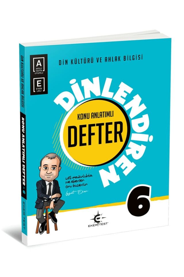 Ekertest Yayınları 6. Sınıf Din Kültürü Dinlendiren Defter (İZZET EKER) 2023