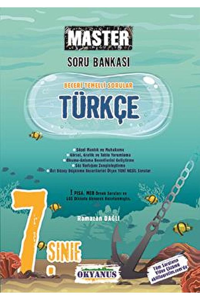 7. Sınıf Master Türkçe Soru Bankası / Kolektif / Okyanus Yayınları / 9786257434867