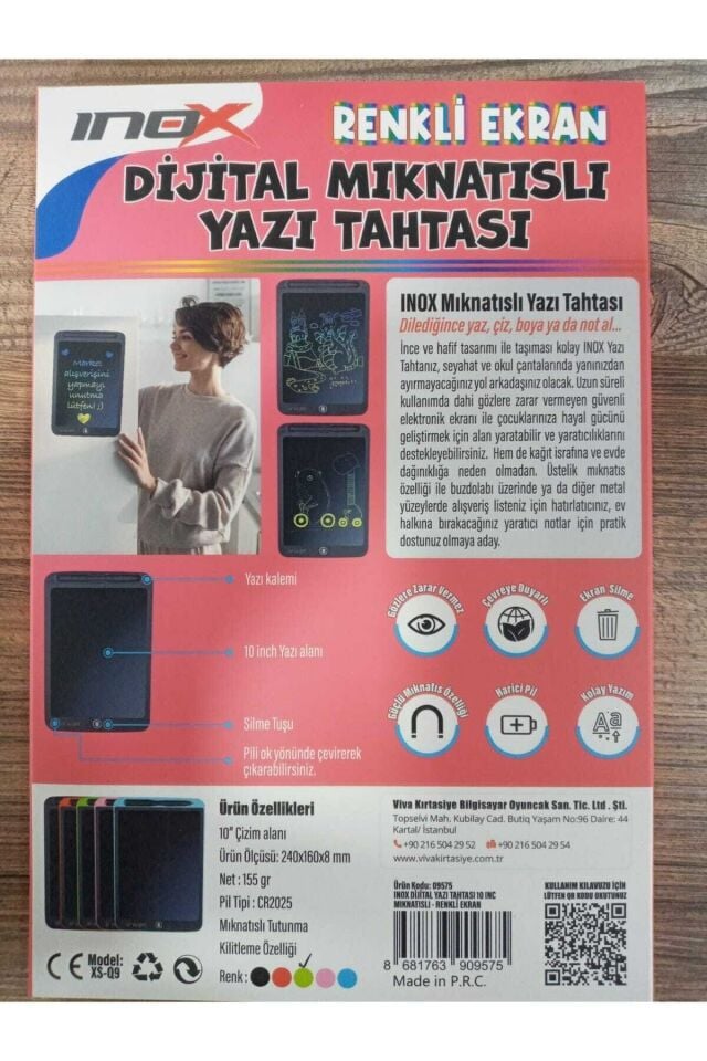 Dijital Mıknatıslı Yazı Tahtası (renkli Ekran)