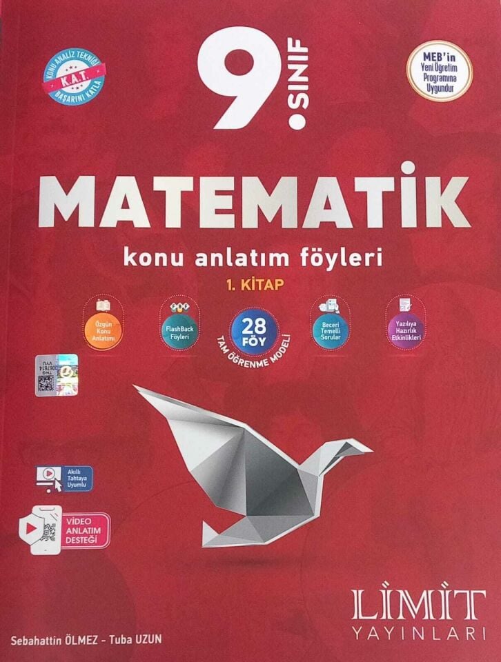 LİMİT 9.SINIF MATEMATİK KAF 1.KİTAP