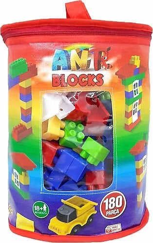 Oyuncak Ant 80 Parça Çantalı Blocks