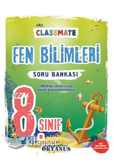 Okyanus 8 Sınıf Classmate Fen Bilimleri Soru Bankası