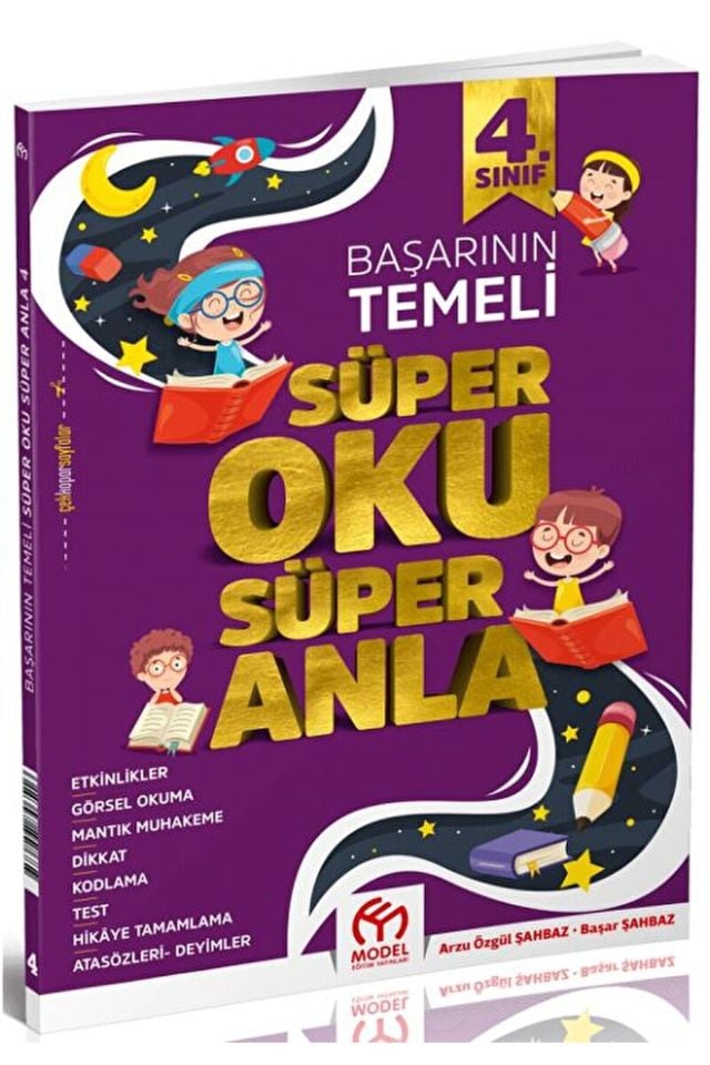 4. Sınıf Süper Oku Süper Anla / Kolektif / Model Eğitim Yayıncılık / 9786257346115