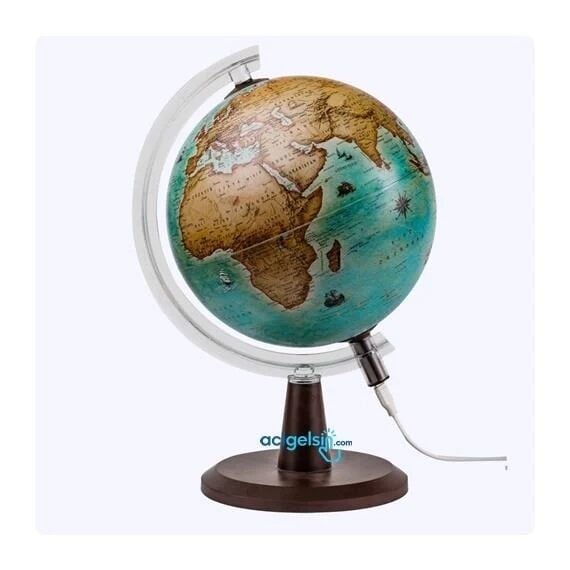 Gürbüz Modern Antik Işıklı Küre 30cm