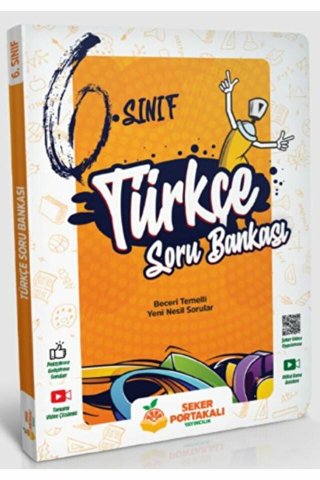 6. Sınıf Türkçe Soru Bankası / Kolektif / Şeker Portakalı Yayıncılık / 9786057050199