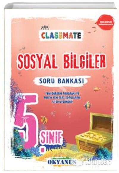 Okyanus 5 Sınıf Classmate Sosyal Bilgiler Soru Bankası