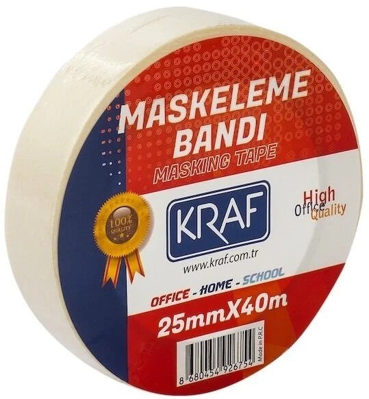 Kraf Maskeleme Bandı 25mmx40m 4025G