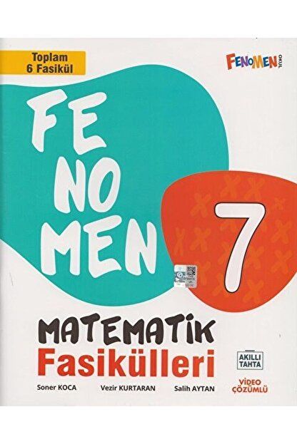 7. Sınıf Matematik Fenomen Fasikül Seti (6 Kitap Takım) / Kolektif / Fenomen Kitap / 9786258450781