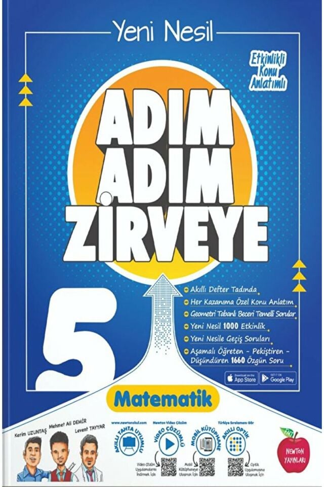 5. Sınıf Adım Adım Zirveye Matematik Soru Bankası / Kolektif / Newton Yayınları / 9786057387158