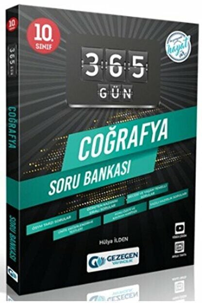 10. Sınıf 365 Gün Coğrafya Soru Bankası / Hülya İlden / Gezegen Yayıncılık / 9786257466530