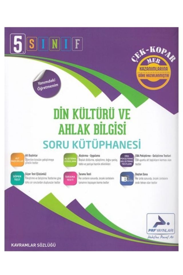 5. Sınıf Din Kültürü Ve Ahlak Bilgisi Soru Kütüphanesi Çek Kopar