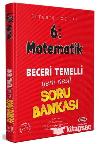 Data 6. Sınıf Garantör Matematik Beceri Temelli Soru Bankası