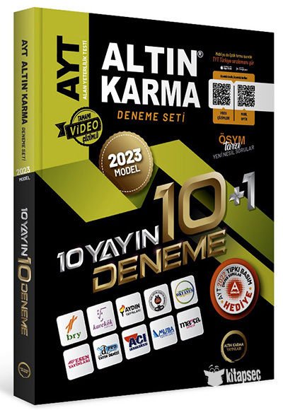 ALTIN KARMA 2023 AYT 10+1 DENEME