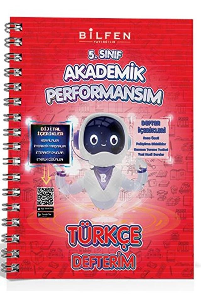 5. Sınıf Türkçe Akademik Performansım Defterim / Kolektif / Bilfen Yayıncılık / 9786258313000