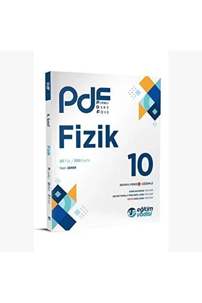 10. Sınıf Fizik Pdf Planlı Ders Föyü / Kolektif / Eğitim Vadisi Yayınları / 9786256911888